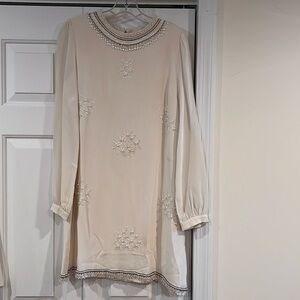 Juicy Couture Off White Embellished Dress